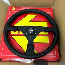 MOMO Motorsport Montecarlo Street Steering Wheel Black Leather 350mm/14inch BK picture