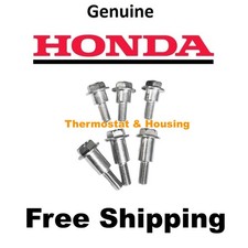 Genuine Honda and Acura Thermostat & Housing Bolt Set 6pc OEM (6X19) & (6X28) picture