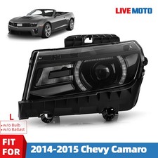 For 2014-2015 Chevy Camaro HID/Xenon Headlight w/LED DRL w/o Ballast Left Driver picture