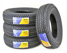 4PC Trailer Tires ST205/75R15 FREE COUNTRY 8 Ply Load Range D 107M w/Scuff Guard picture