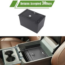 Center Console Storage Safe Box W/Lock For 14-18 Chevy Silverado GMC Sierra 1500 picture