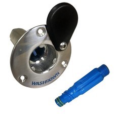 Jabsco Stainless Steel Quick-Release Hose Deck Mount Fitting & Hose Adapter picture