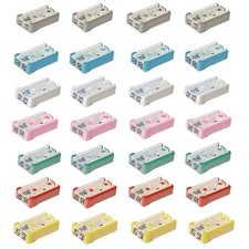 28-Piece Miniature Slotted Automotive MCASE Shape Cylindrical Fuse Set picture