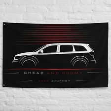 Journey 2009 Car Silhouette Flag 3x5 ft Garage Banner Man Cave Wall Decor Gift picture