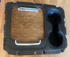 2013-2018 Dodge Ram Longhorn Wood Center console Cup holder Sliding Bezel A1 picture