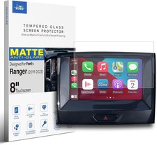 Matte Anti-Glare Tempered Glass Protector for 2019-2023 Ford Ranger XLT/LARIAT 8 picture