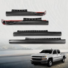 Fit For 2014-2018 Silverado 1500 Extended Cab Rocker Panel Protector Guard Cover picture