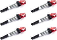 Dinan N Series Style Ignition Coil Red Set of 6 For BMW N54 N55 S55 D650-0003 picture