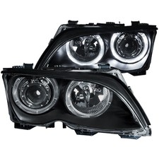 Anzo USA 121140 Projector Headlight Set w/Halo Fits 02-05 325i 325xi 330i 330xi picture