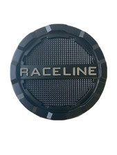 Raceline Wheels BC131C-FB BG131 Matte Black Chrome Logo Wheel Center Cap picture