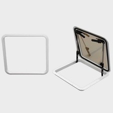 Jim Black Boat Escape Hatch 592-1818-05-02SC-05 | 18.5 x 18.5 Polar White picture