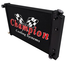 AR Champion 3 Row Black Finish Radiator for 1978 - 1987 Chevrolet Monte Carlo picture