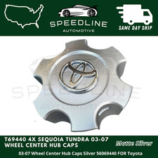 New 1pc TOYOTA Sequoia 2003 04 05 06 07 CENTER HUB CAP SILVER 560-69440 17