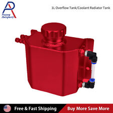 1L Aluminum Radiator Coolant Overflow Bottle Recovery Water Tank Reservoir Red  picture