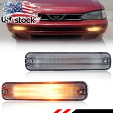2PCS JDM Clear Front Bumper Signal Lights For 1993-1998 Subaru Classic Impreza picture
