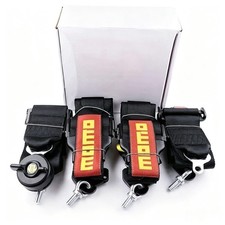 Black MOMO Seatbelt 4-Point 3