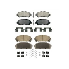8Pcs Premium Ceramic Front Rear Brake Pads For 2008 Toyota Highlander 2009-2013 picture