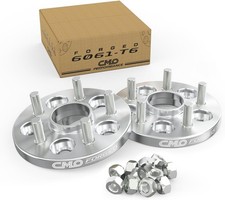 CMO 15mm 5x4.75 Wheel Spacers 70.3mm (2pcs), Hub Centric -Silver picture