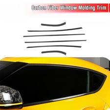 6pcs Dry Real Carbon Fiber Window Molding Trim For Supra MK5 A90 2019-2025 picture