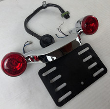 HARLEY 14-23 TOURING CHROME REAR TURN SIGNAL TAIL LIGHT BAR (NO BULBS) 73314-10 picture