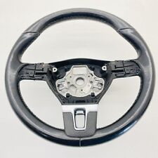 2012-2018 Volkswagen Passat Black Leather Steering Wheel OEM #561419091G picture