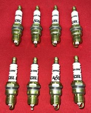 Accel 0574S-8-Shorty Header Plug 5/8 Hex, .460 Reach Tapered Set Of “8” Plugs picture