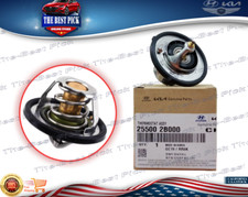 ⭐GENUINE⭐ Engine Coolant Thermostat For Hyundai/Kia 1.6L ONLY 255002B000 picture