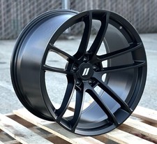 20x11 SRT Satin Black Wheels Fits Dodge Challenger Charger (Widebody Only) picture