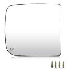 Passenger Upper Towing Mirror Glass Heated For 2009-22 Dodge Ram 1500 2500 3500 picture