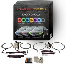 RGB Angel Eye LED Halo kit with IR Remote for 11-13 Toyota Corolla Headlights picture