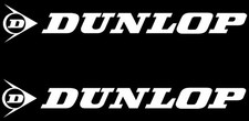 Custom Dunlop 1 Pair Vinyl Decal JDM Motorcycle Multiple Colors and Sizes picture