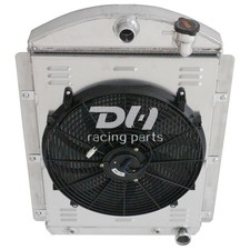 Alum 3 Row Alu Radiator+Shroud+16