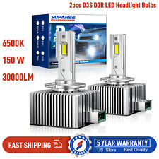 SUPAREE D3S D3R LED Headlight Bulbs 6500K Super White HID Xenon Conversion Kit picture