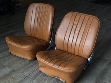 Porsche 356 B (T5) Front Seat Pair COMFORT SEATS 1960 Convertible D Speedster picture
