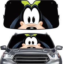 Lightweight Aluminum Cartoon Dog Windshield Sun Shade – Blocks UV & Keeps Cool picture