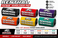 Renthal Fatbar Handlebar Pad 1 1/8” Genuine MX Motocross Dirt Bike - Multi Color picture