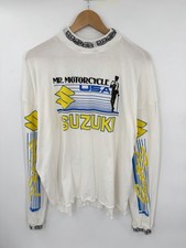 Vintage Suzuki Long Sleeve T-Shirt Size XL USA Made JT Racing Mr. Motorcycle picture