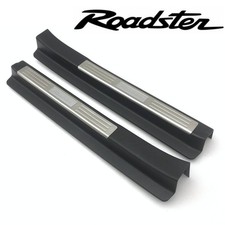 JDM Mazda Roadster NCEC OEM Stainless Scuff Plates Pair Used picture