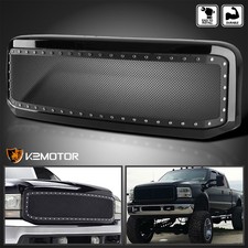 Fits 2005-2007 Ford F250 F350 SuperDuty Rivet Mesh Front Bumper Grille w/ Shell picture