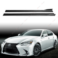 For Lexus GS350 Gs450h F-sport 16-20 Carbon Style Side Skirt Extension picture