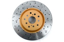 One DBA Front 4000 XS Drilled & Slotted Brake Rotor for 2004-2017 Subaru STI picture