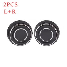 2Pcs Radio Knob L+R For Porsche 981/991 Boxster/Cayman/Carrera/Cayenne/Panamera picture