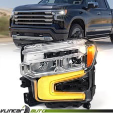 [FULL LED] For 2022-2025 Chevy Silverado 1500 LT RST Chrome Driver Headlight LH picture