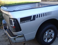 4x4 Off Road Bed Side Stripes, Fits Dodge Ram 1500: Vinyl Decals (Set of 2) picture