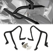 Front Black Engine Guards Bumper Crash Bars Protector For BMW R1250RT 2019-2024 picture