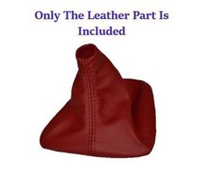 For 1991-2005 BMW E36 E36 New Replacement Red Genuine Leather Shift Boot Cover picture