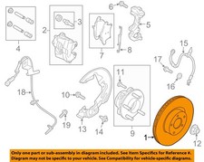 FORD OEM 13-20 Fusion Front Suspension Brake Components-Rotor KS7Z1125A picture