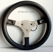 ITALVOLANTI Formel Indianapolis leather steering wheel RARE PORSCHE BMW E30 M3 picture