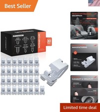 30PCS Metal Radiator Grille Retainer Clips Fastener picture