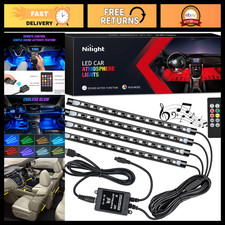 4PCS 48LED RGB Car USB Interior Neon Accent Lights with Remote Control picture